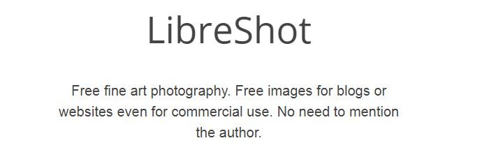 LiberShot - free stock images for commercial use