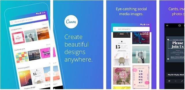 canva best info designing app for bloggers