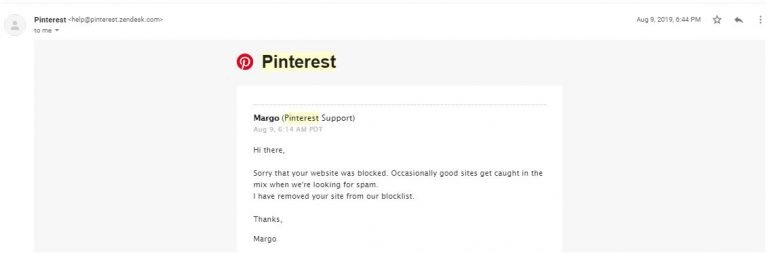 [Pinterest Help] How Pinterest Unblock My Site In 7 Days [This Is ...