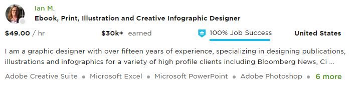 Infographic designer profile 2