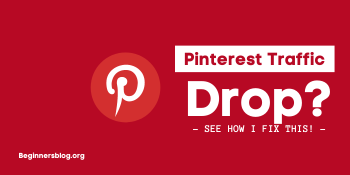 Pinterest traffic drop