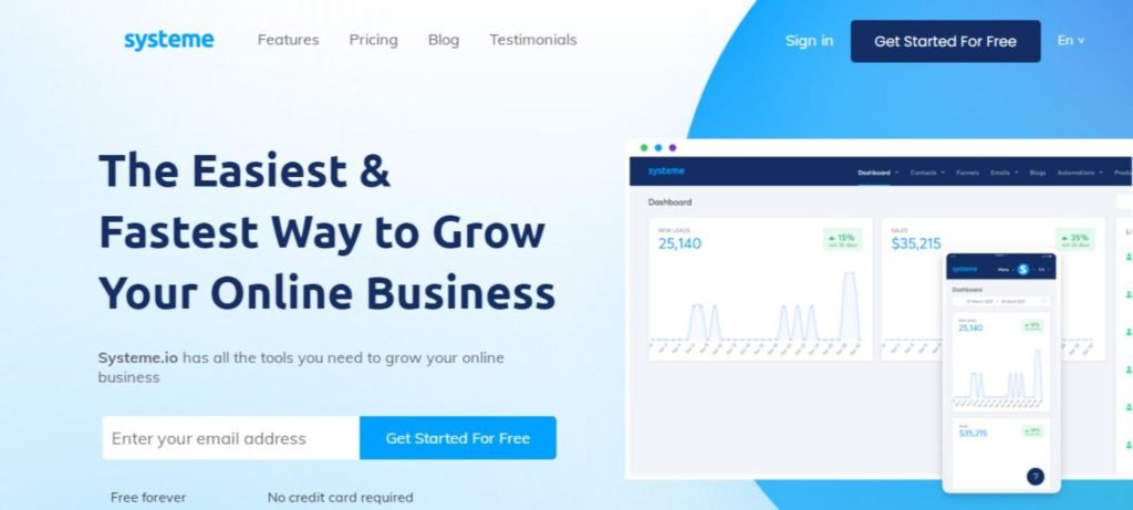 Systeme io - The only tool you need to launch your online business