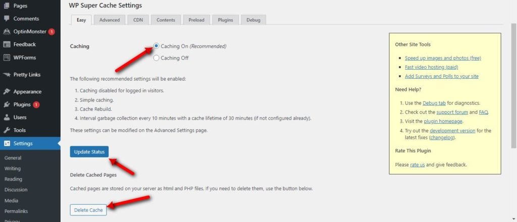How to Clear Your Cache in WordPress
