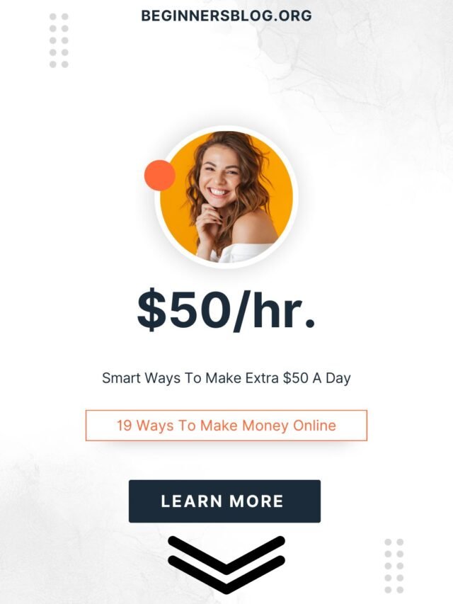 Smart ways to make $50 per hour